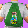 Drawstring Bag Green