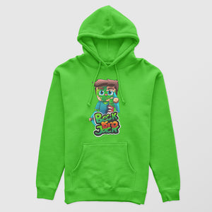 Green Hoodie (BEFORE ORDERING check BeckBroMom Note for sizing!)